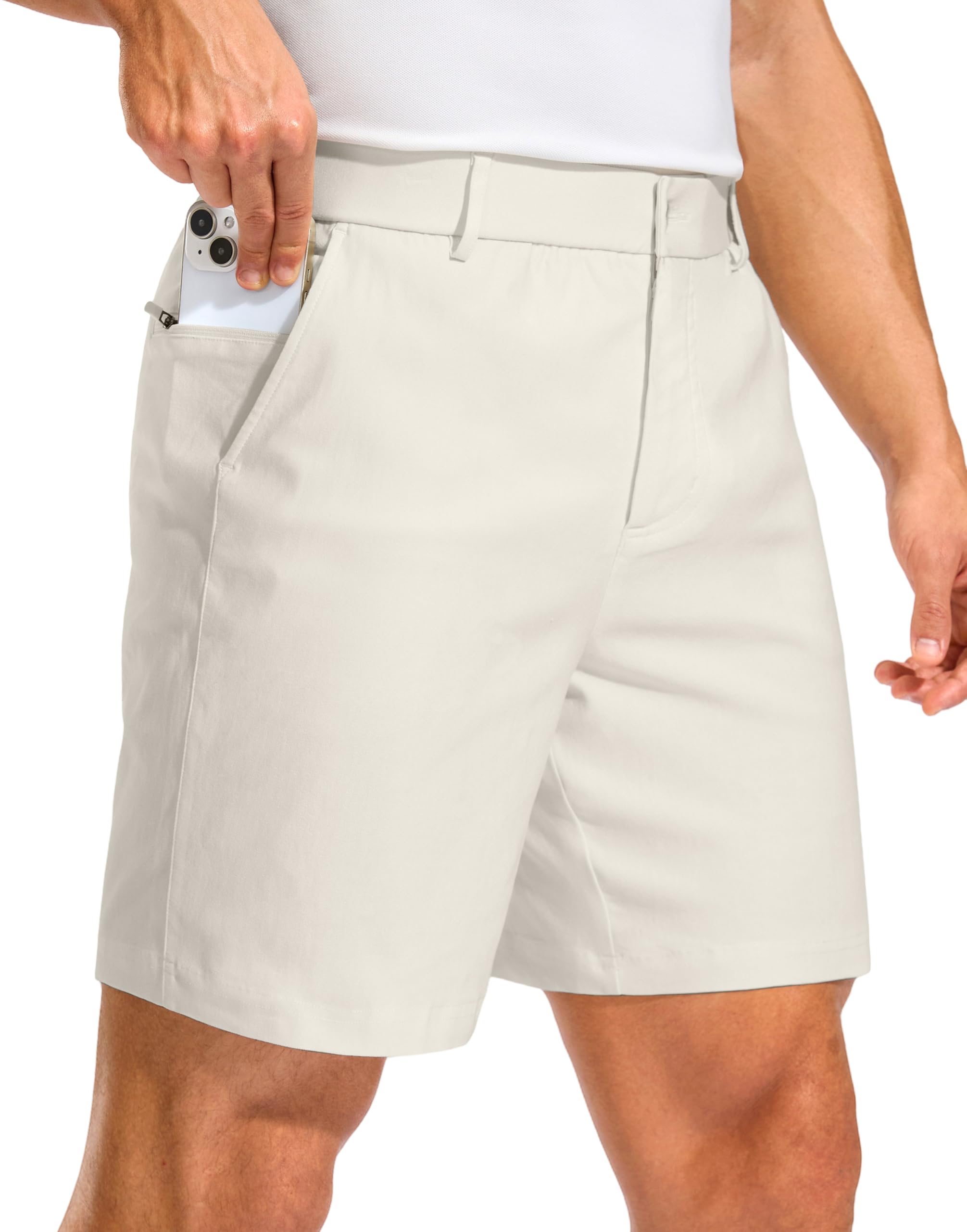 Pudolla Men's Golf Dress Shorts
| Pudolla Men's 7" Stretch Casual Work Hybrid Shorts
| Pudolla Men's Quick Dry Breathab 