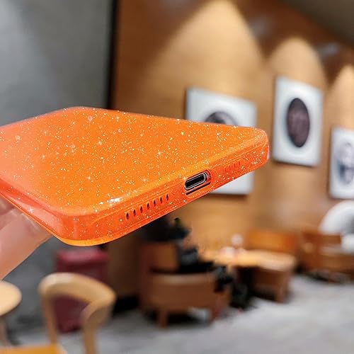 Miniatura 6 de Funda compatible con iPhone Xs Max de 6.5 pulgadas, bonito color neón brillante, con purpurina, delgada, delgada, a prueba de golpes, funda de