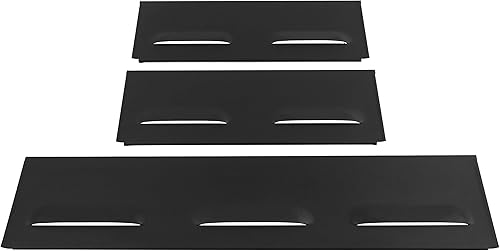 5017 - Pantalla de viento para Blackstone de 17 pulgadas (bandeja de grasa frontal) y otras planchas, protector de viento, color negro