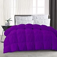 Vista 25 de Edredón alternativo para todas las estaciones Matrimonial 82 x 86 pulgadas, tamaño 1 pieza, relleno de edredón de microfibra con 4 pestañas