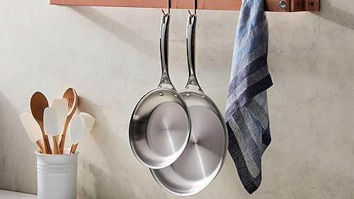 Miniatura 6 de Le Creuset of America Craft Series - Juego de utensilios de cocina (5 piezas), caribeño, color azul, Blanco