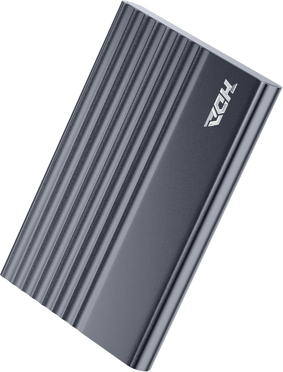 Disco duro externo de 1 TB, USB 3.0 para PC, Mac, escritorio, portátil, teléfono inteligente, PS4, Xbox