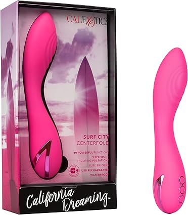 CalExotics California Dreaming Surf City Centerfold Intense Thumping Massager 600 g