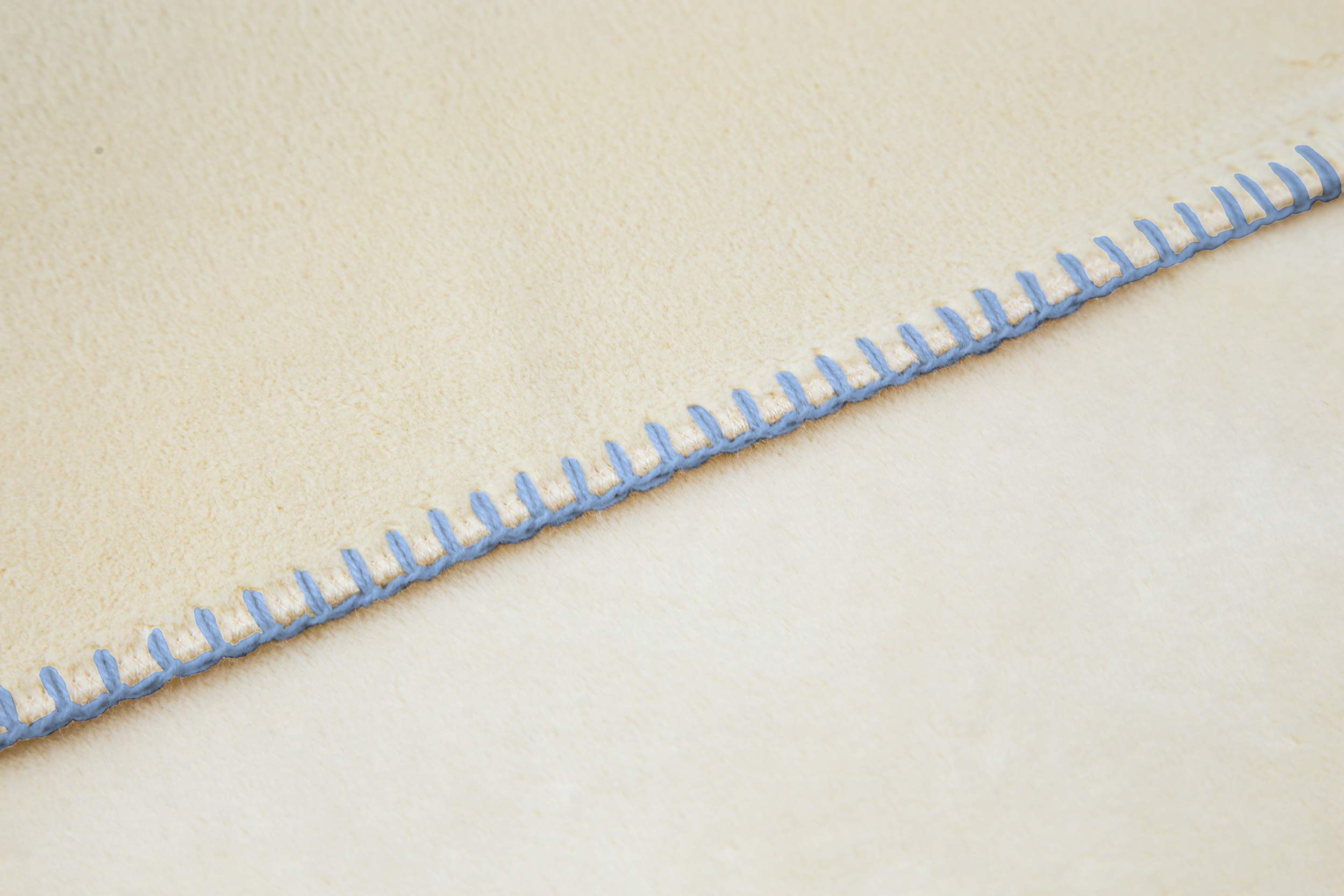 Baby | Coperta Baby | Coperta neonato | Coperta per neonati | Coperta per neonati | Coperta per lettino | Colore blu | Dimensioni 110 x 140 cm