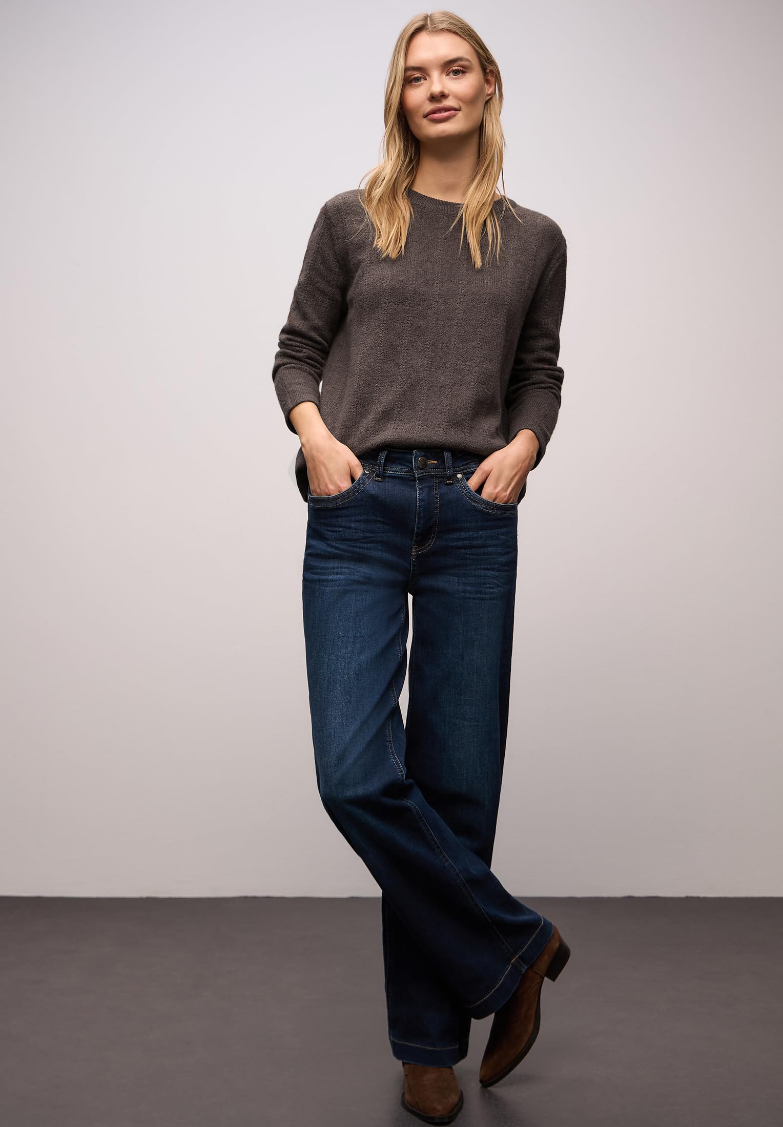 Street One Damen Strukturpullover