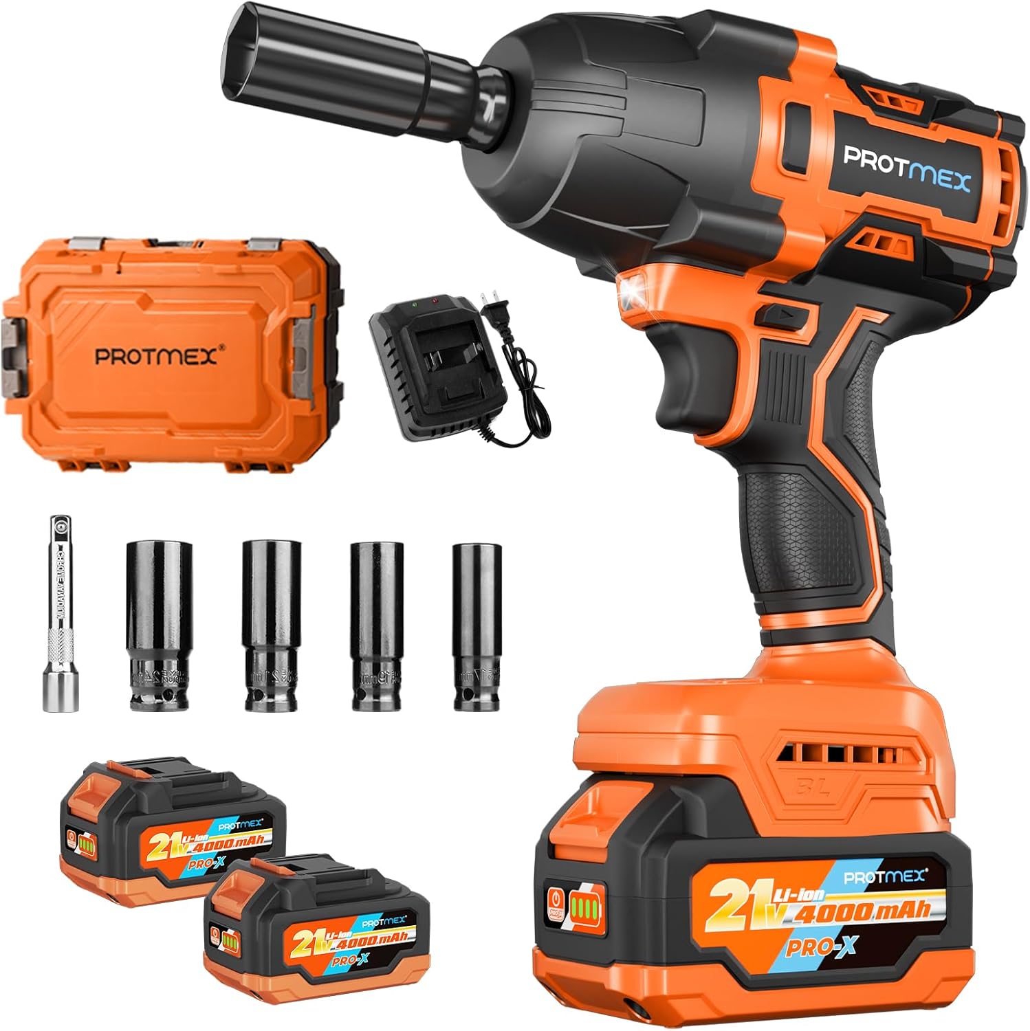 900Ft-lbs (1200N.m) Impact Wrench