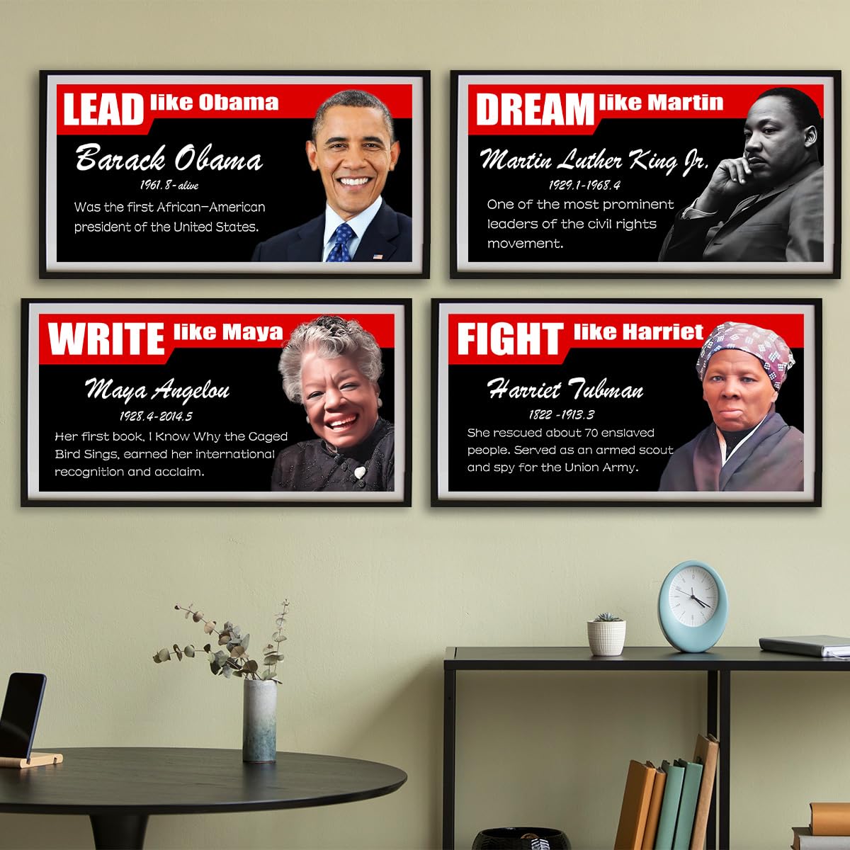 Yarcooly Juneteenth Decorations Juneteenth Poster Pan African American Black History Month Bulletin Board Decorations and Supplies for Party - Image 4