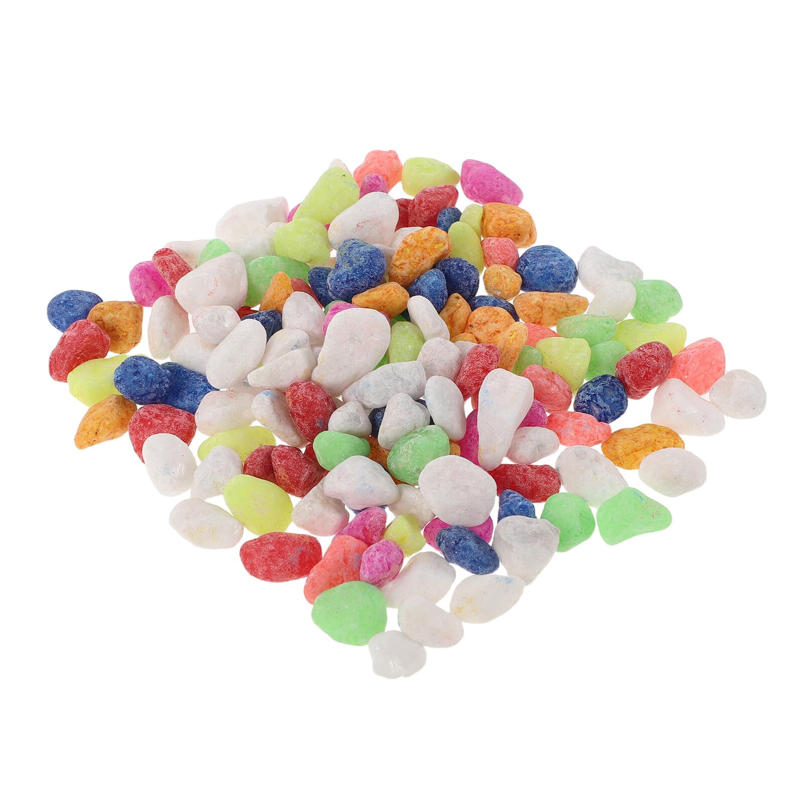 Ghiaia Decorativa per Vasi, 1 Confezione, Pietre Naturali Colorate, 1kg | Resiste allo Sbiadimento, Maneggevole, per Ambienti Interni e Piante Grasse, Aspetto Morbido e Rilassante Colore Casuale