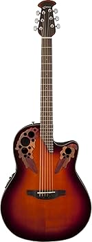 Amazon | Ovation Celebrity CE44 1 Sunburst Mid Depth エレアコ