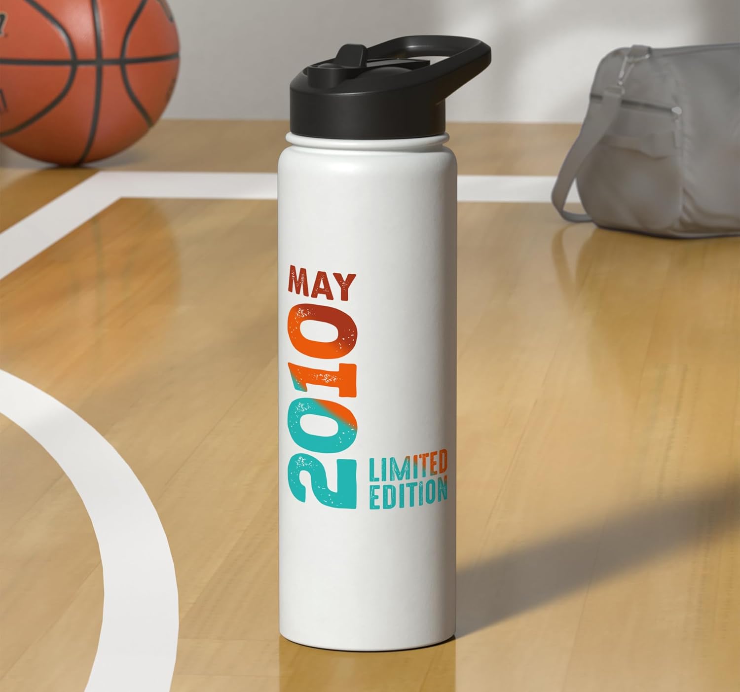 Limited Edition 2010 May 2010 Stainless Steel Insulated Water Bottle
