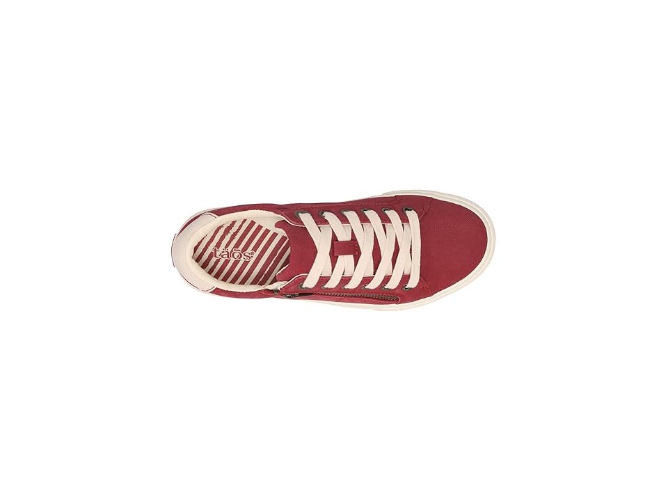 Taos Footwear Z Soul (Crimson/Ecru Distressed) Women's Shoes WORLDWIDE DELIVERY