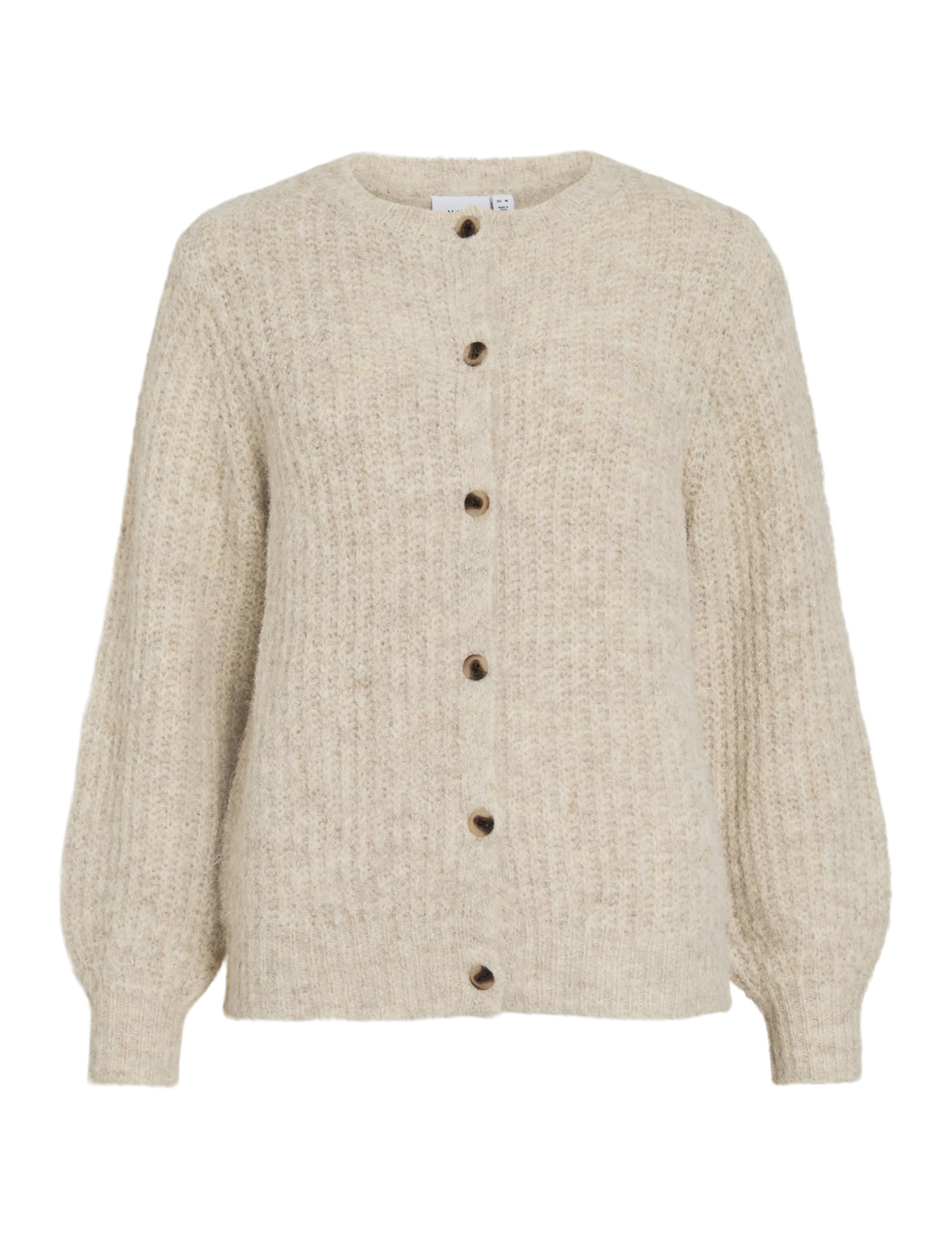 Vila Female Strickjacke VILAMPE Rundhals