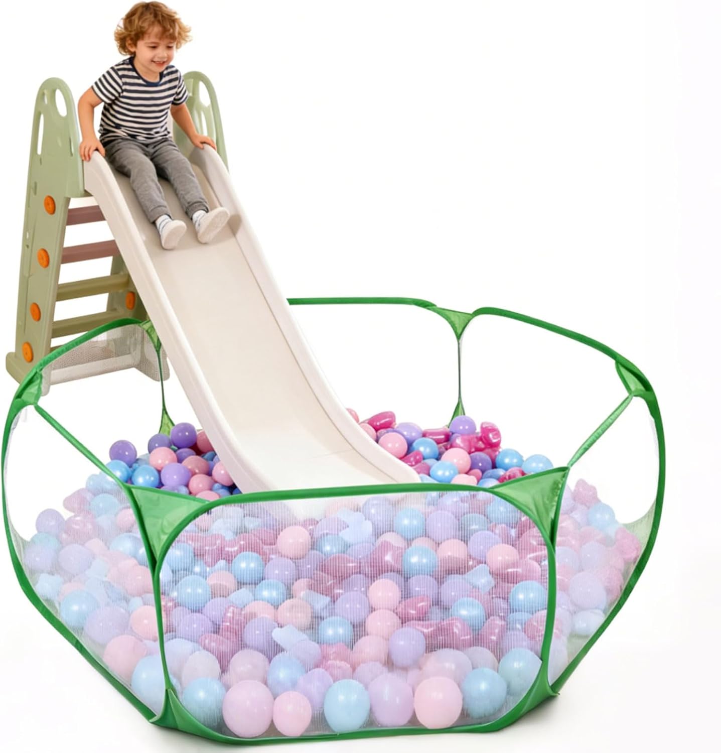 STARBOLO 500PCS Ball Pit Balls with a Large Ball Pit 47In