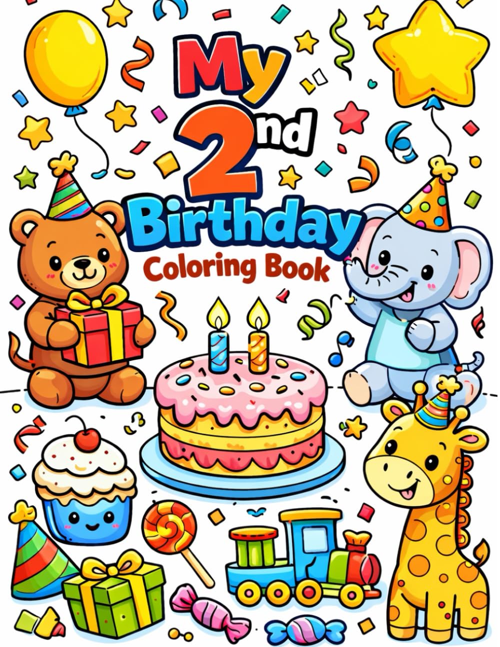 My Second Birthday Coloring Book