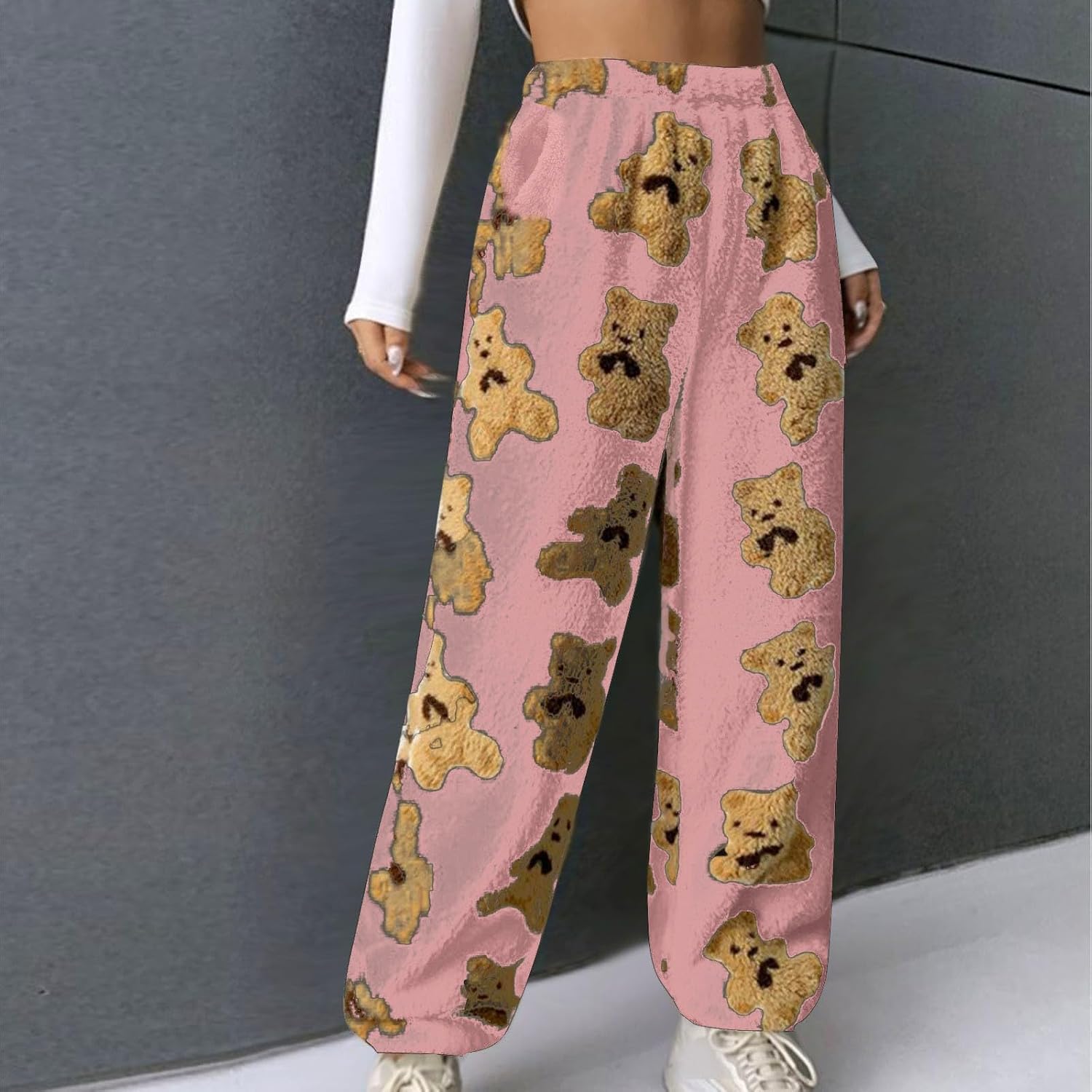 Women's Cute Bear Plush Pajama Pants Soft Fluffy Nigeria Ubuy