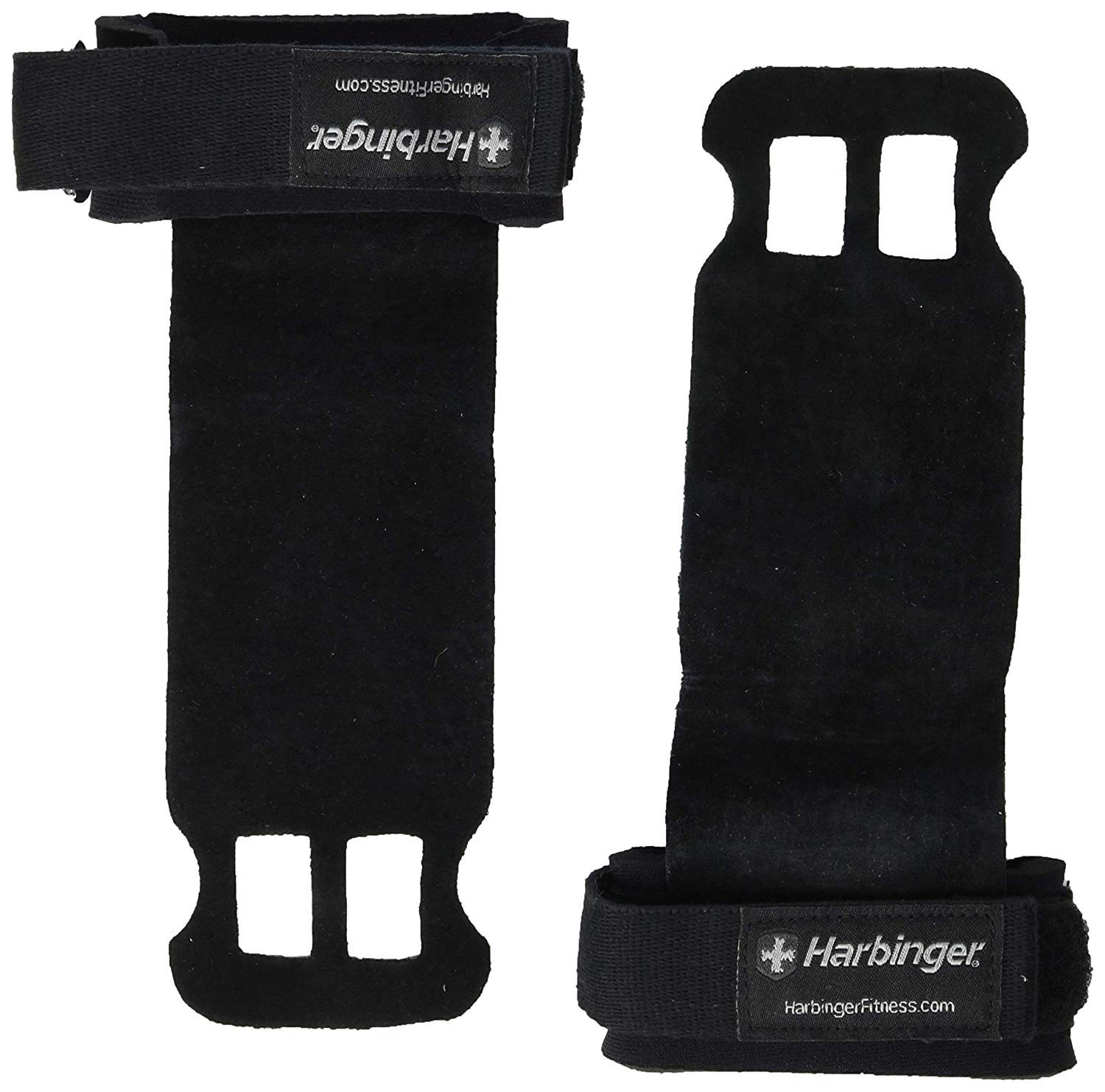 Harbinger Unisex's Palm Weightlifitng Grips, Black, Large