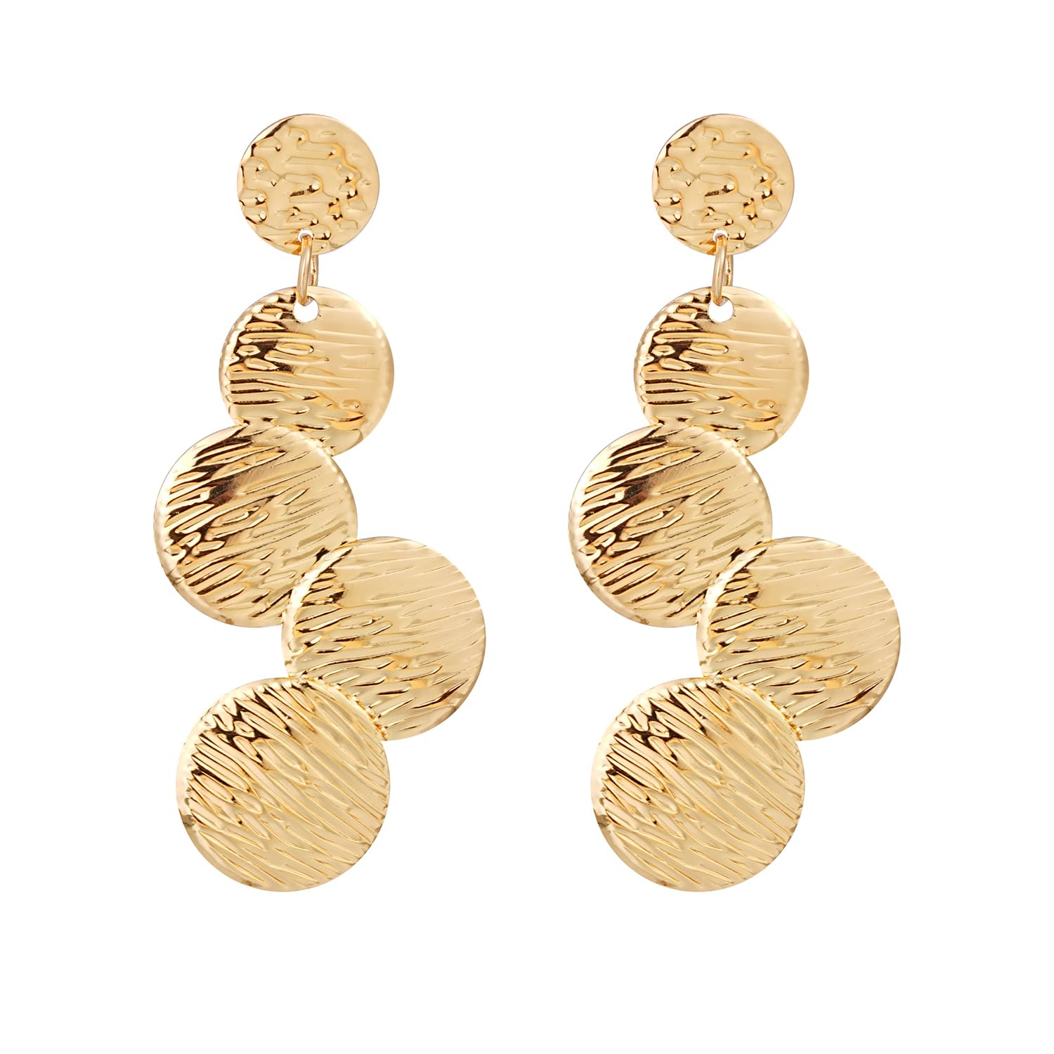 Shining Diva Fashion Latest Stylish Gold Plated Earrings for Women and Girls (15924er)