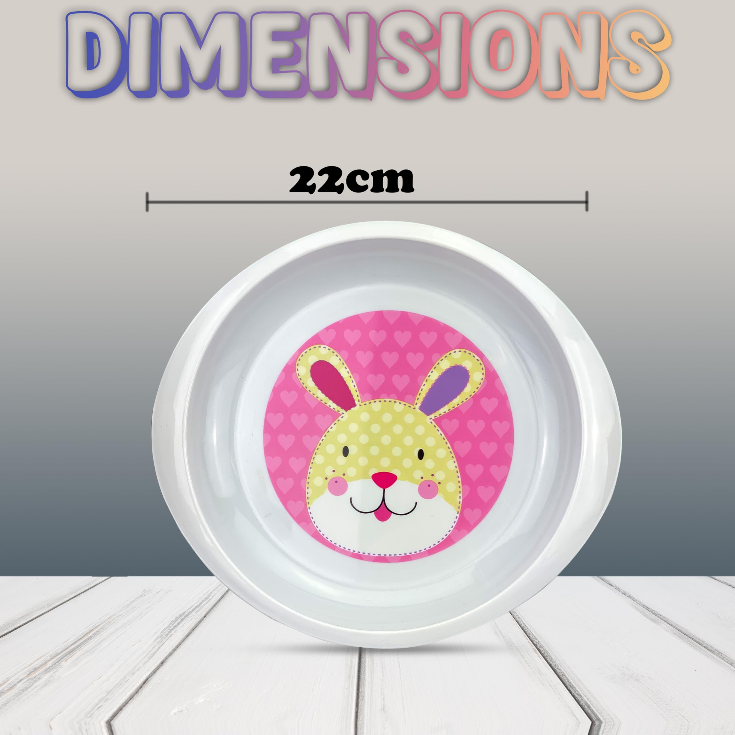 Piatti Per Bambini In Silicone - Design Coniglio, Senza BPA - Lavastoviglie/Microonde - Per Apprendimento Alimentare
