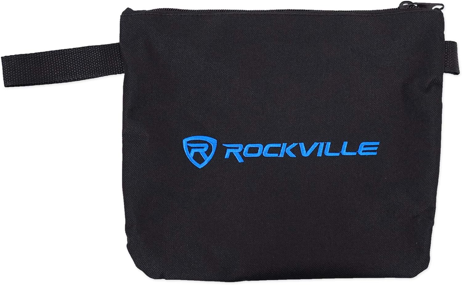 Rockville RSC7B Black Tripod PA Speaker Stand Scrim Cloth + Carry Bag