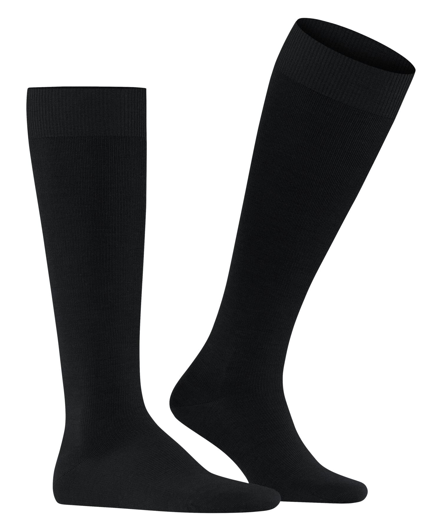 FALKE Lufthansa Travel & Comfort hombre Energizing Wool calcetines largos fuerte compresión mejor circulación sanguínea transpirable regulación del clima antiolores lana algodón 1 par