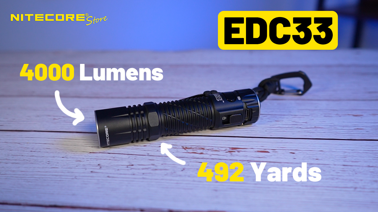Watch Nitecore EDC33 Full Review on Amazon Live
