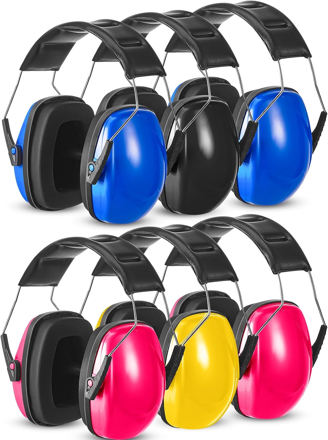 Amylove 6 Pcs Kids Ear Protection Headphones 27db Noise Reduction Adjustable Earmuffs for Autism Sensory Toddler Children Amylove 6 Pcs Kids Ear Protection Headphones 27db Noise Reduction Adjustable Earmuffs for Autism Sensory Toddler Children