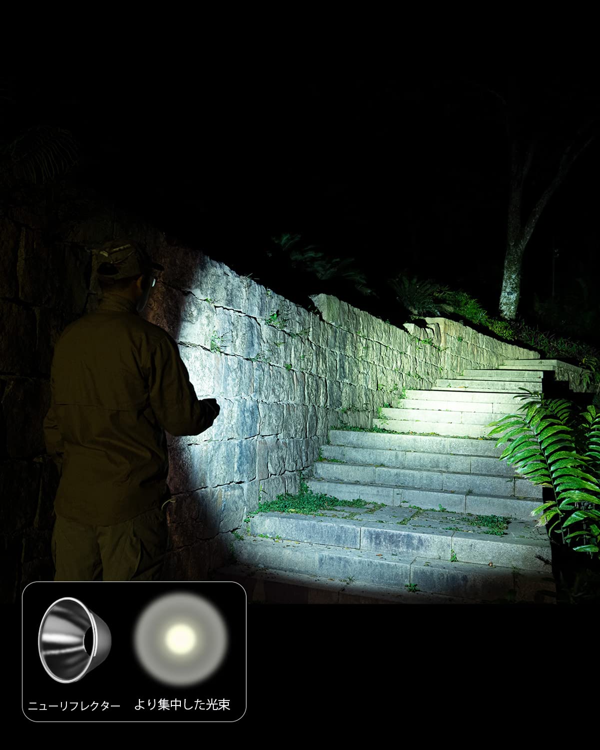 Amazon.co.jp: RovyVon Aurora A7 G4 7075 LED 超小型懐中电灯, 650 高