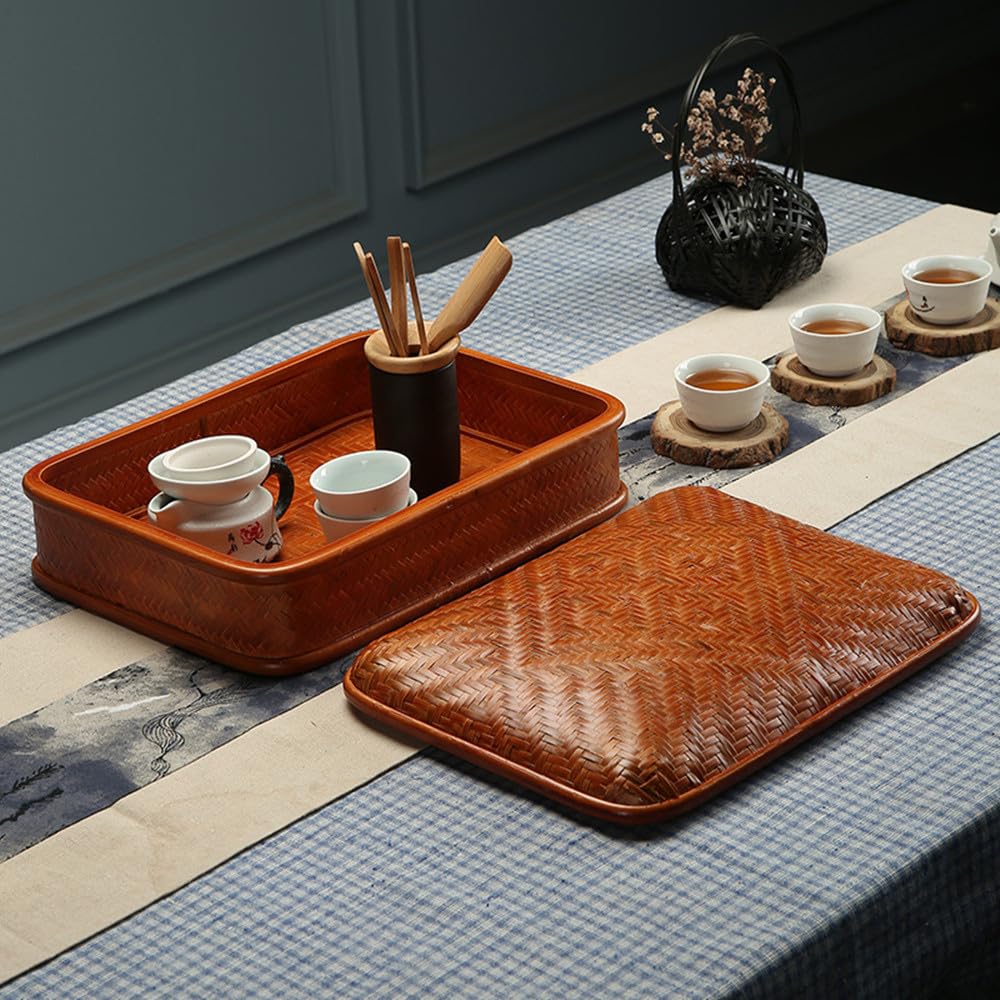 バスケット入りお茶道具