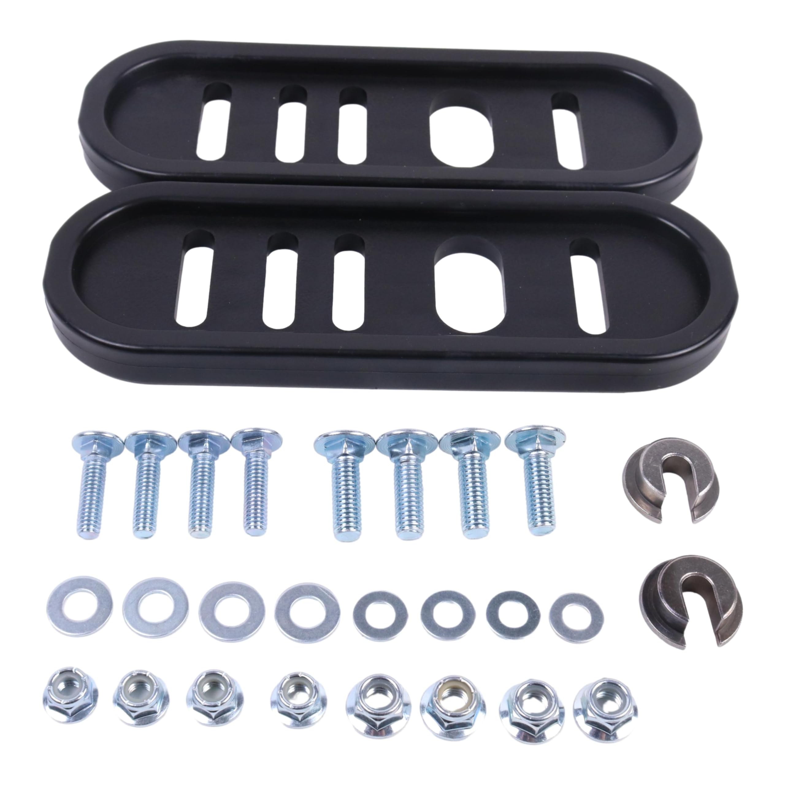 Chamixx Universal Snow Blower Skid Shoe kit with Mounting Hardware 490-241-0010 731-06472 Compatible with Most 2-Stage and 3-Stage MTD Ariens Troy-Bilt Yard Machines Snow Throwers