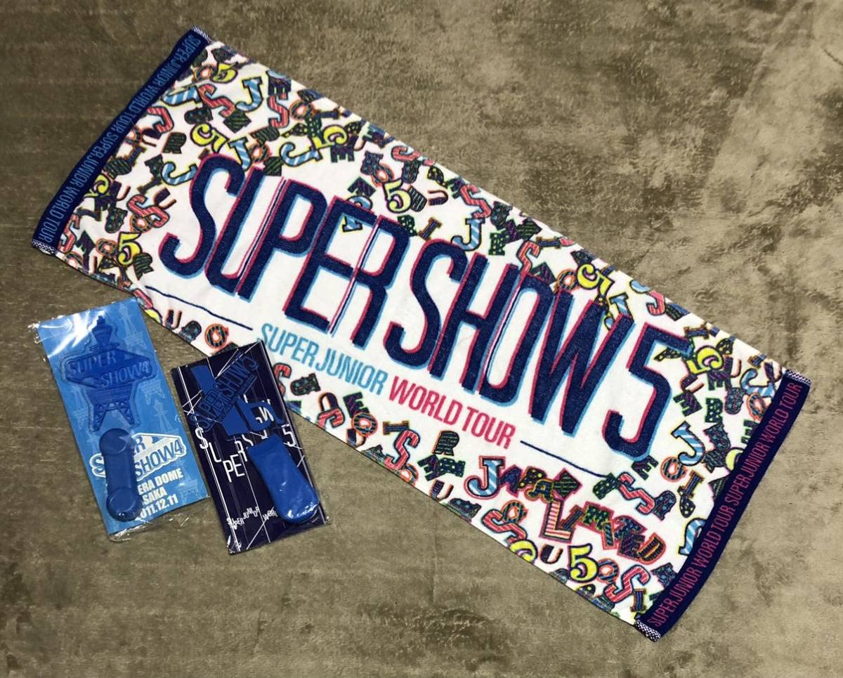 Amazon.co.jp: スーパージュニア SUPER SHOW 5 タオル + ペンライト