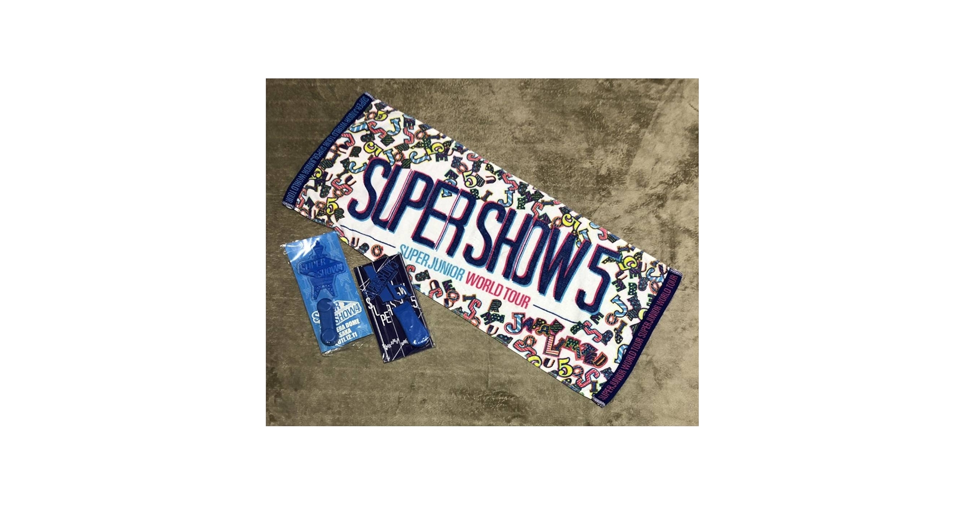 Amazon.co.jp: スーパージュニア SUPER SHOW 5 タオル + ペン