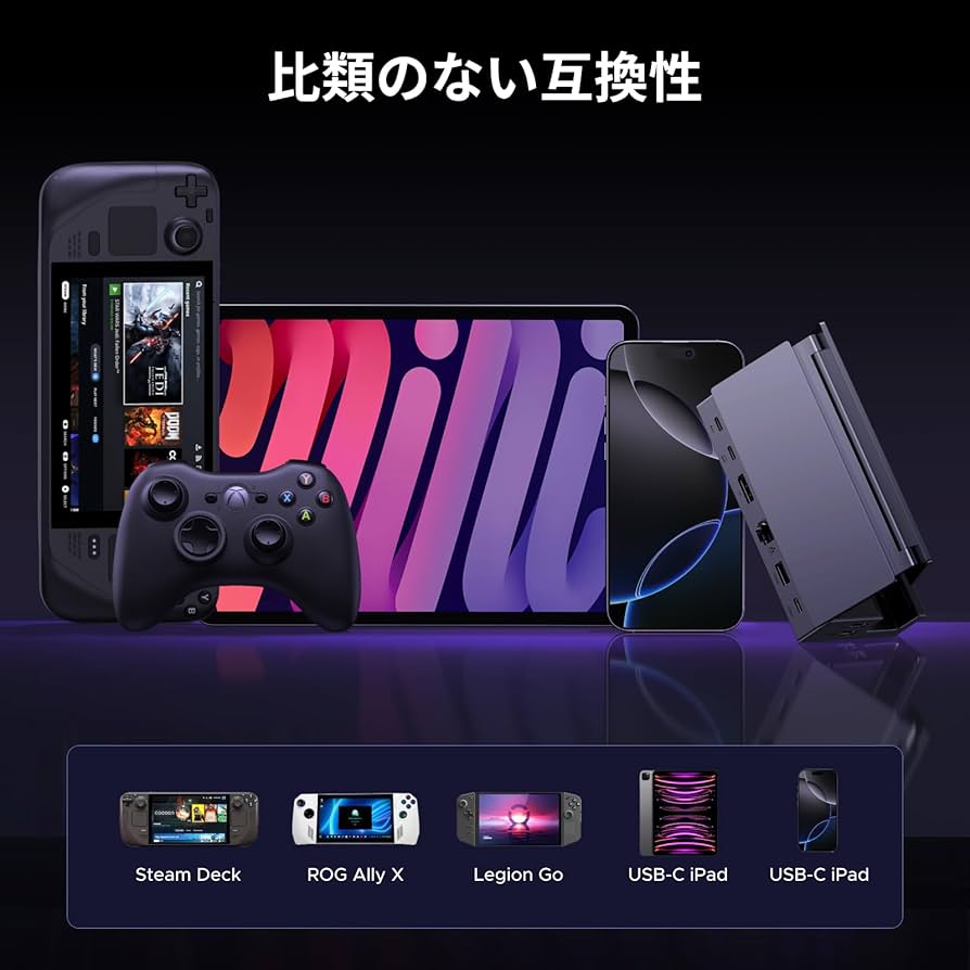 Amazon.co.jp: UGREEN Steam deck/Switch/Rog Ally/Legion Go用TV