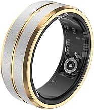 Cuifati Smart Tracker Health Ring for Women & Men, IP68 Waterproof Wearable Fitness Tracker Ring with Sleep Monitoring Step Counting Camera Control Heart Rate Body Temperature