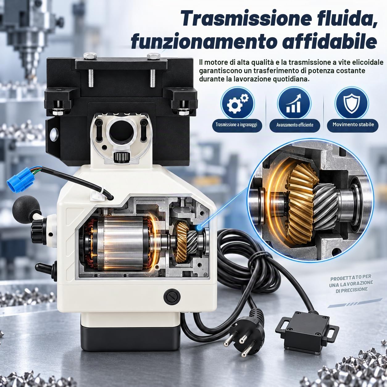 Fresatrice automatica orizzontale Al-310 Fresatrice di alimentazione automatica orizzontale silenziosa e facile da usare fresatrice alimentata morsetto x asse