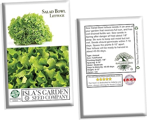 Miniatura 5 de Semillas de lechuga para plantar, más de 1000 semillas de reliquia por paquete, semillas de jardín de Isla (semillas de jardín de Isla), semillas
