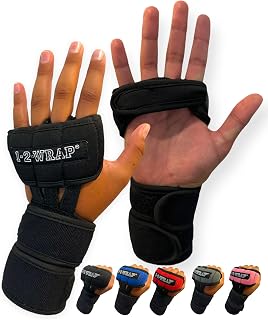1-2-WRAP Boxing Wraps, Fast Protective Handwraps to Fit Boxing Gloves, Boxing Quick Wraps for Muay Thai and Kickboxing