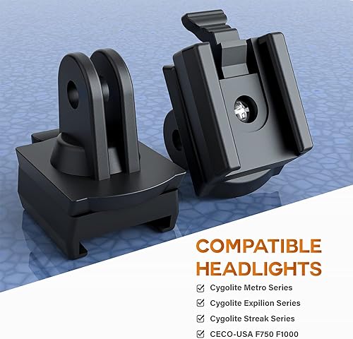 Miniatura 2 de TUSITA Adaptador de montaje Go'Pro compatible con Cygolite Metro, Expilion, Streak Series Bike Light