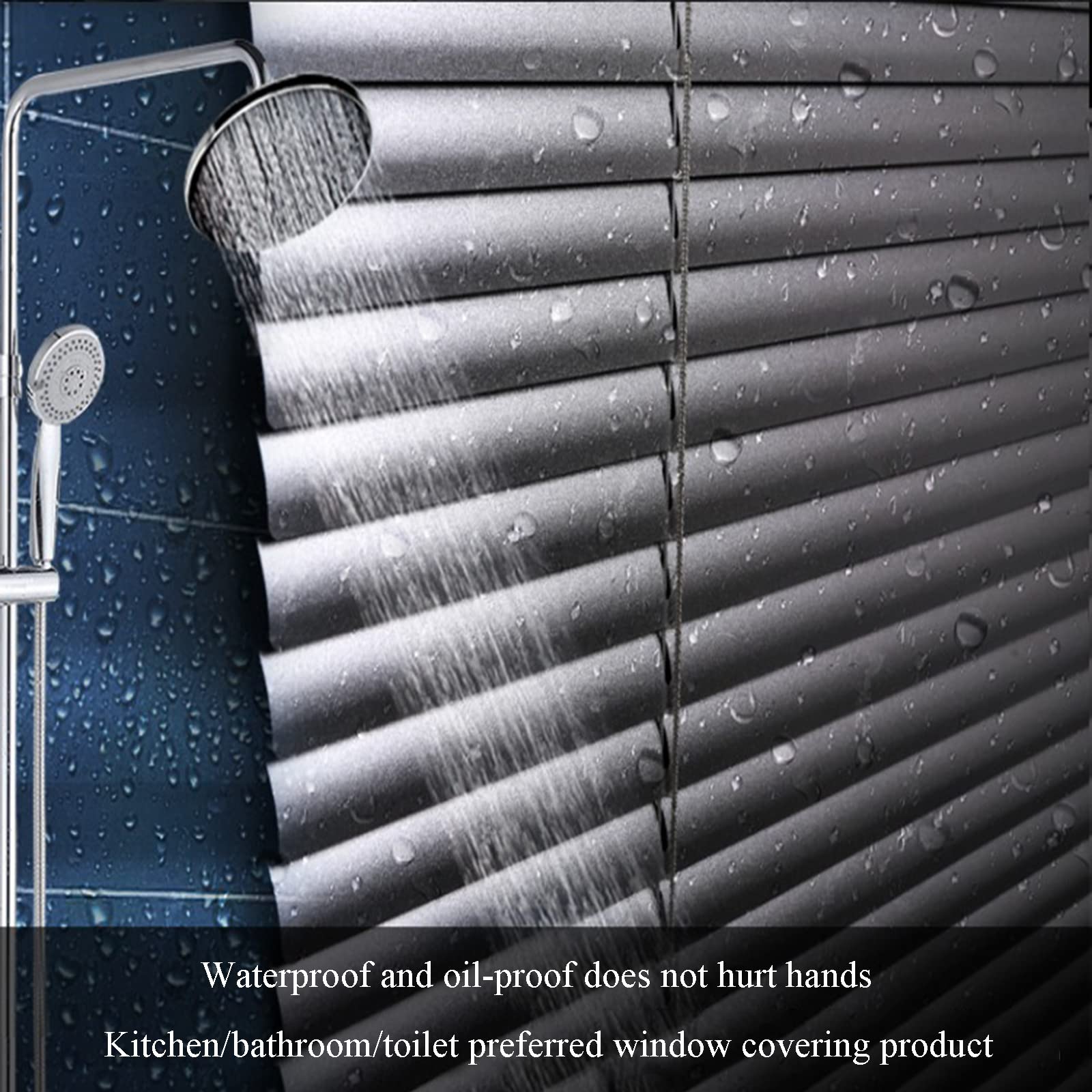Aluminiowe mini żaluzje poziome, rolety filtrujące światło, aluminiowe żaluzje okienne, odporne na promieniowanie UV, wodoodporne metalowe rolety, do domu, biura, łazienki, drzwi francuskich, szer. 140 x wys. 220 cm