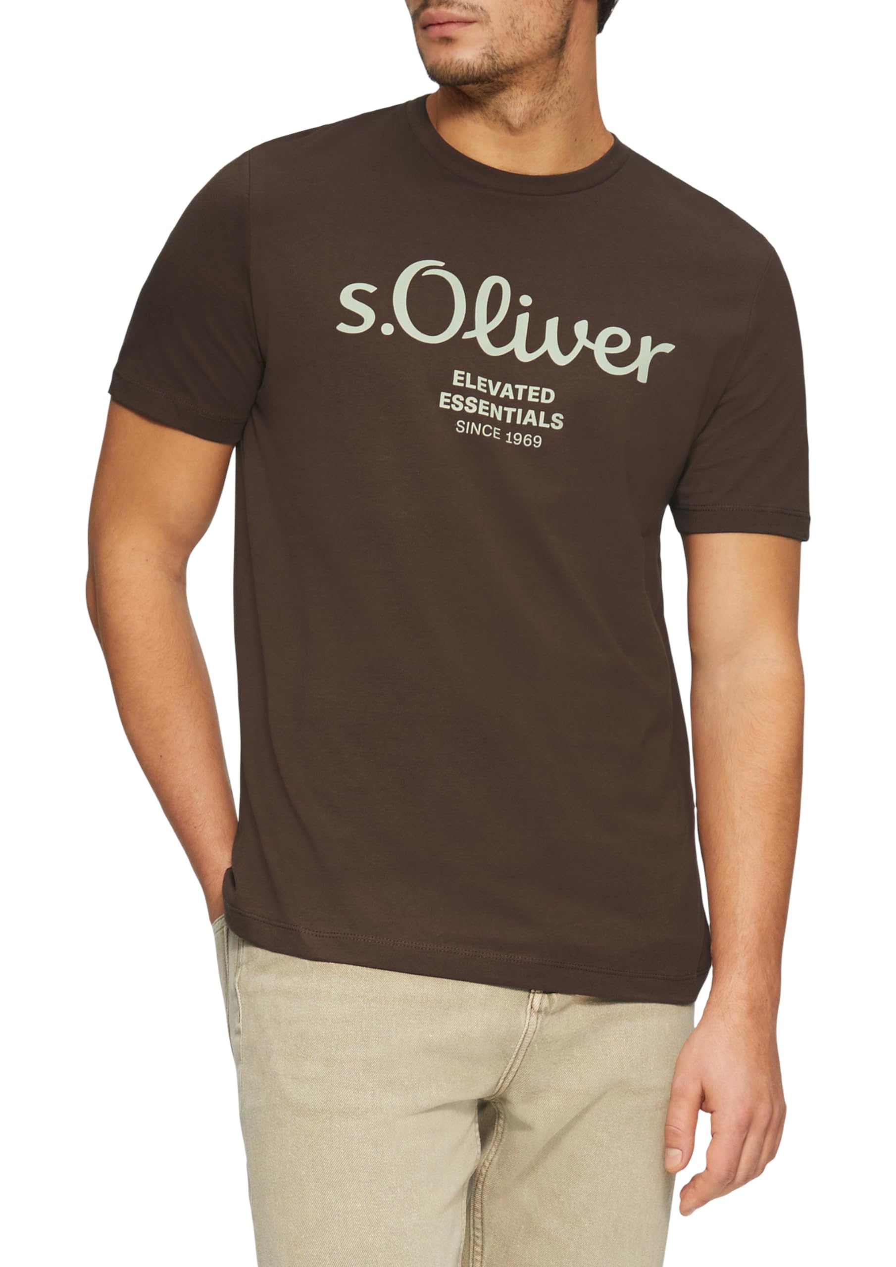 s.Oliver Logo Print T-Shirt, 48D1, S