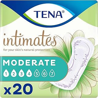 TENA Sensitive Care Incontinence Pads for Women Moderate, Bladder Control Pads, 20 Count