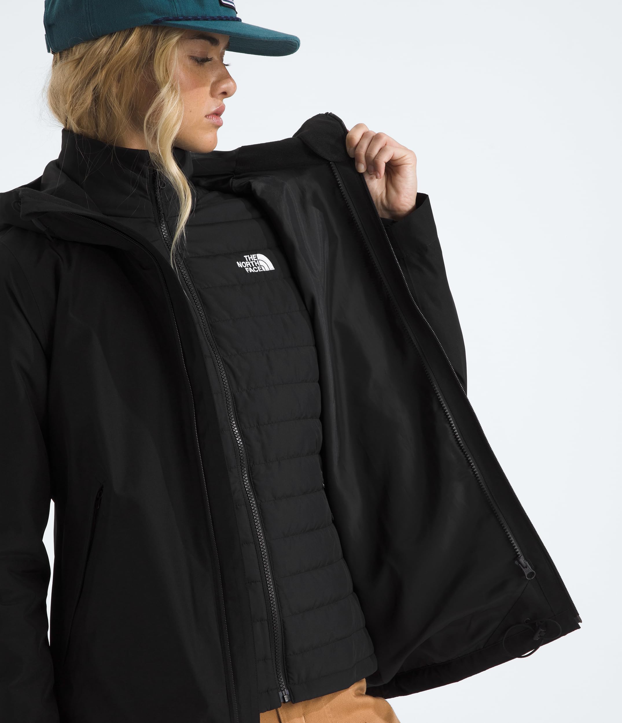 The North Face Carto Mono Triclimate Hooded Veste à capuche Femme (lot de 1)