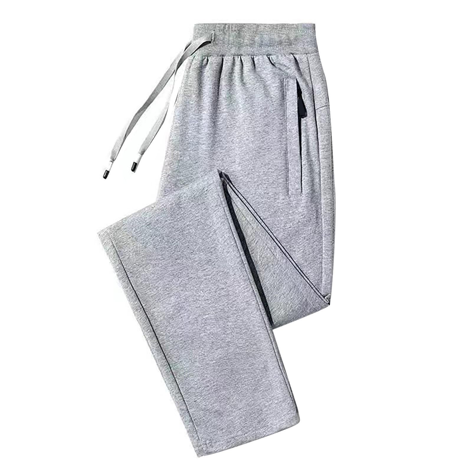 Athletic Pants for Men Lined Athletic Sweatpants Winter Warm Track Pants Running Joggers Sweatpants with Pockets