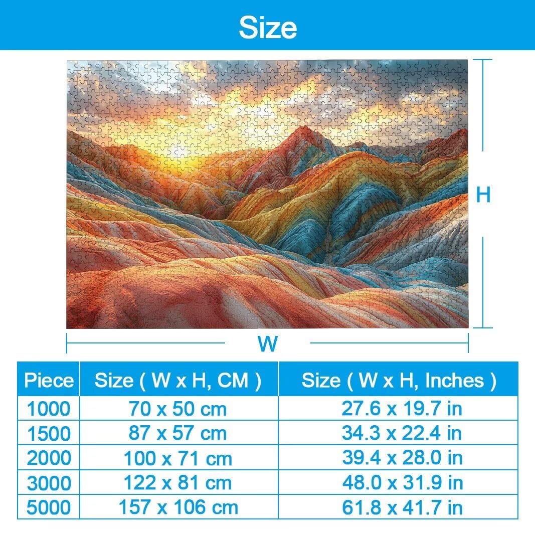 Puzzle Color, Puzzle 1500 Piezas para Adultos, Regalo Mujer/Hombre -2497