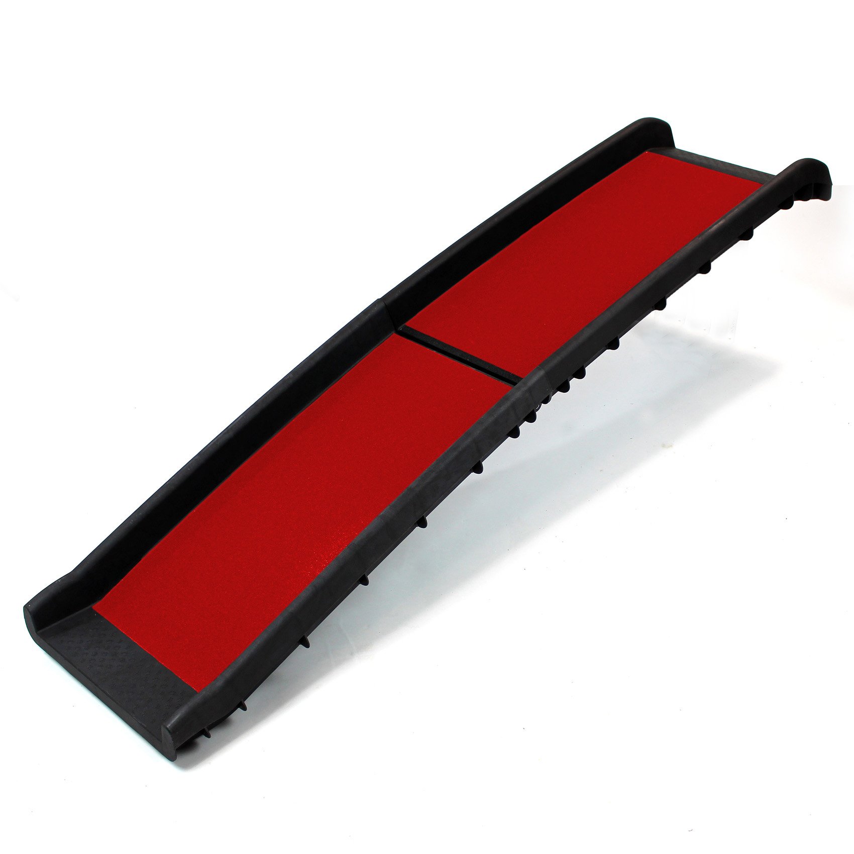 Actiaspet Red Folding Dog Ramp Anti Slip Lightweight Portable, Suitable For Small, Medium & Large Dogs Up To 90Kg Max Capacity Car Access 156Cm X 40Cm X 10Cm