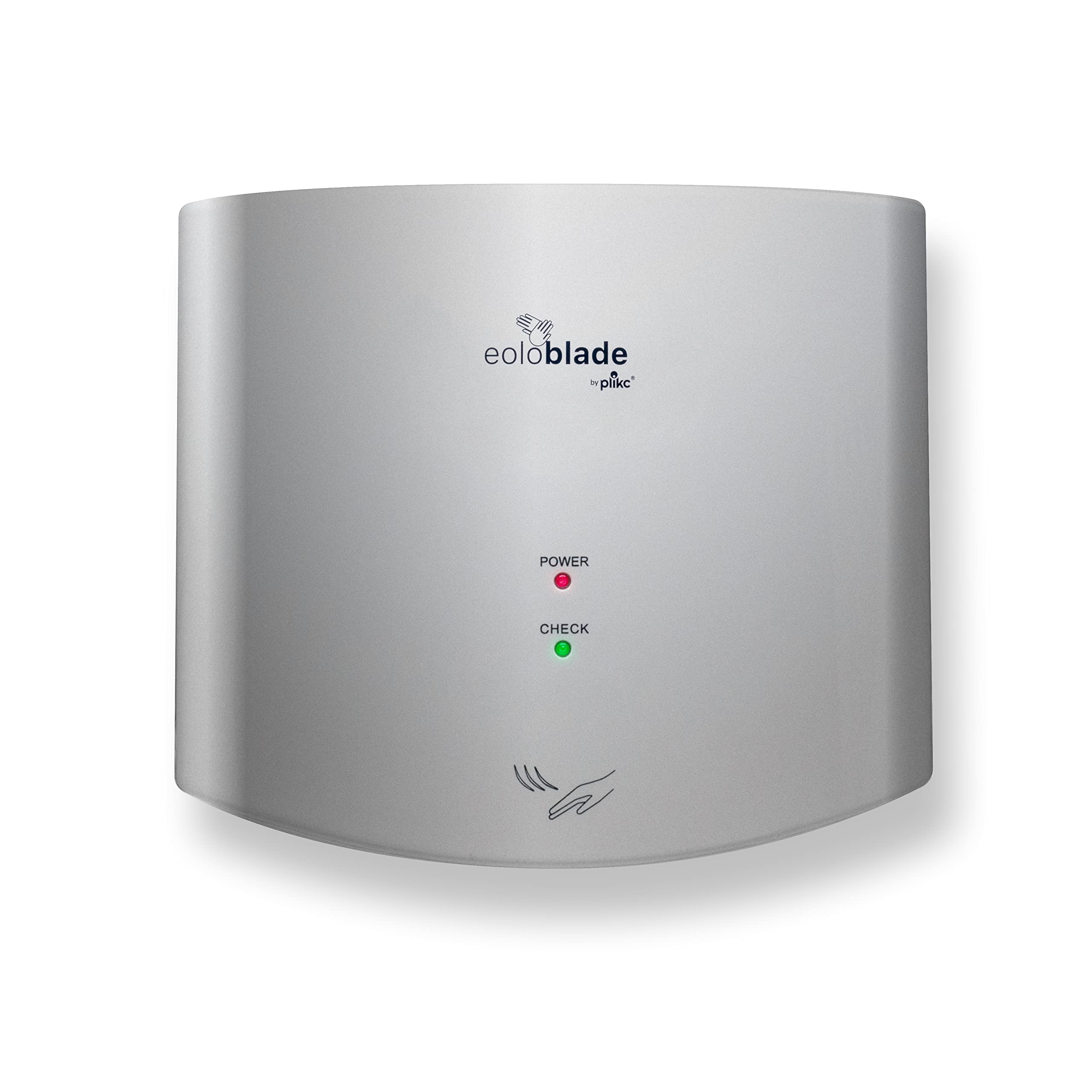 plikc Blade - Asciugamani Elettrico a Lama d'Aria Automatico con sensore - 1400W (Silver)