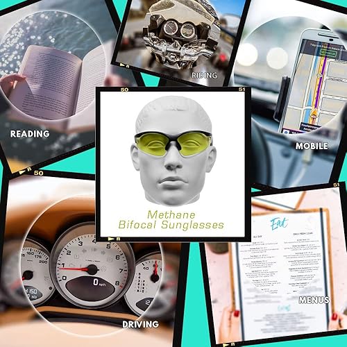 Miniatura 4 de proSPORT Lentes de sol bifocales Lector de seguridad Z87 Wrap Around No Slip Grip +1.50 +2.00 +2.50 +3.00