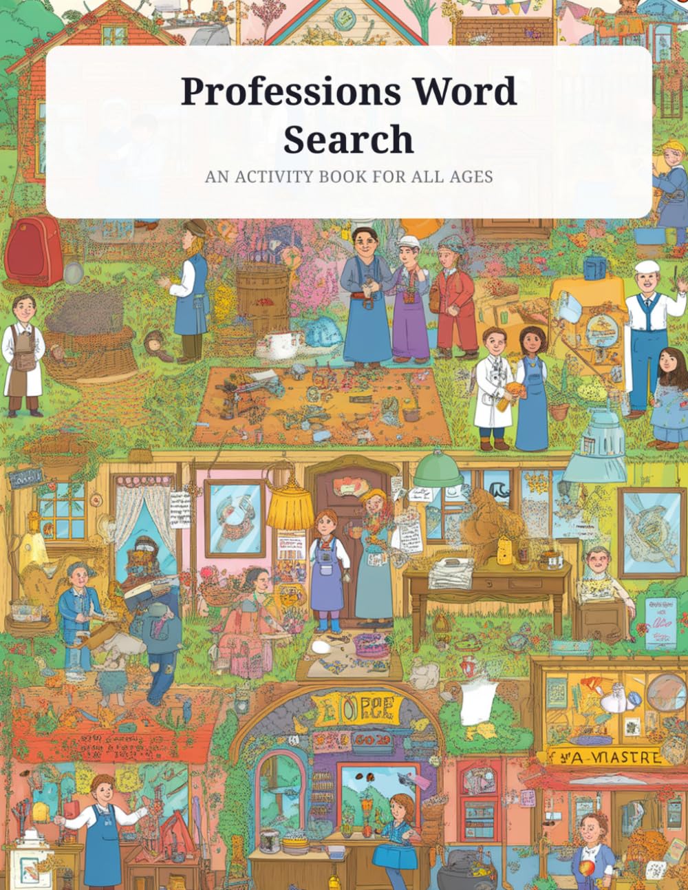 Professions Word Search: Engaging Puzzles Covering 50 Different Career