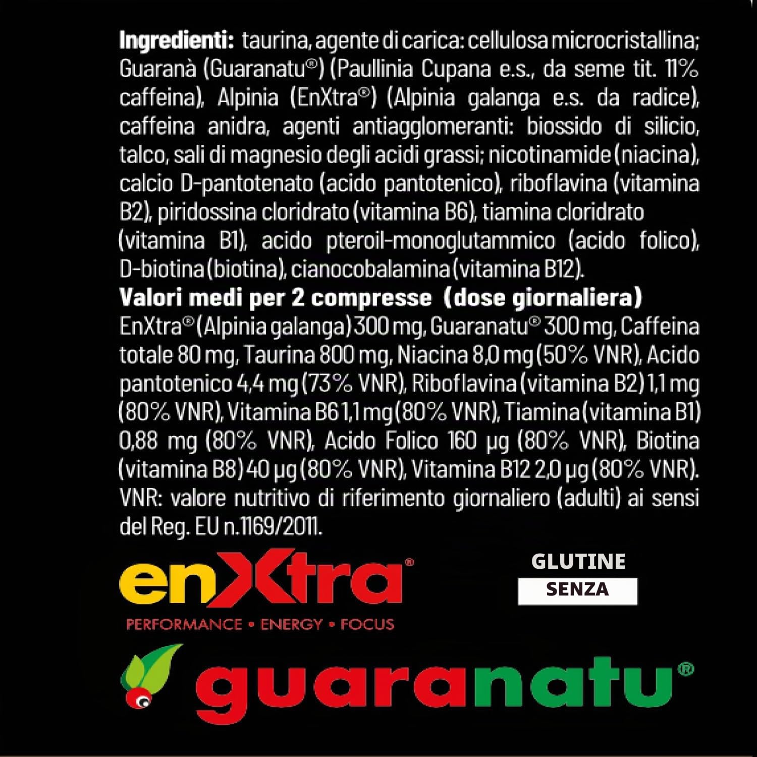 Focus Mind 60 compresse - Stratti Vegetali Brevettati, Caffeina e Vitamine del Gruppo B per Supportare l’Energia Mentale e la Concentrazione