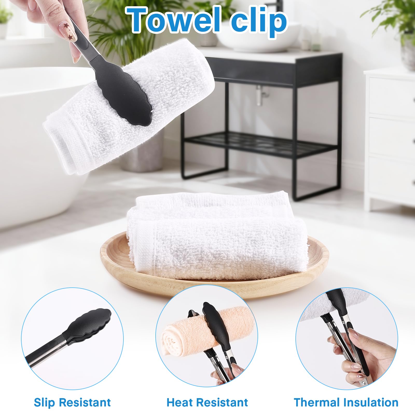 Armadietto scaldasalviette 3 in 1 da 5 l, sterilizzatore UV, mini attrezzatura elettrica con clip, per trattamenti viso, bellezza dei capelli, massaggi, attrezzature da salone e casa