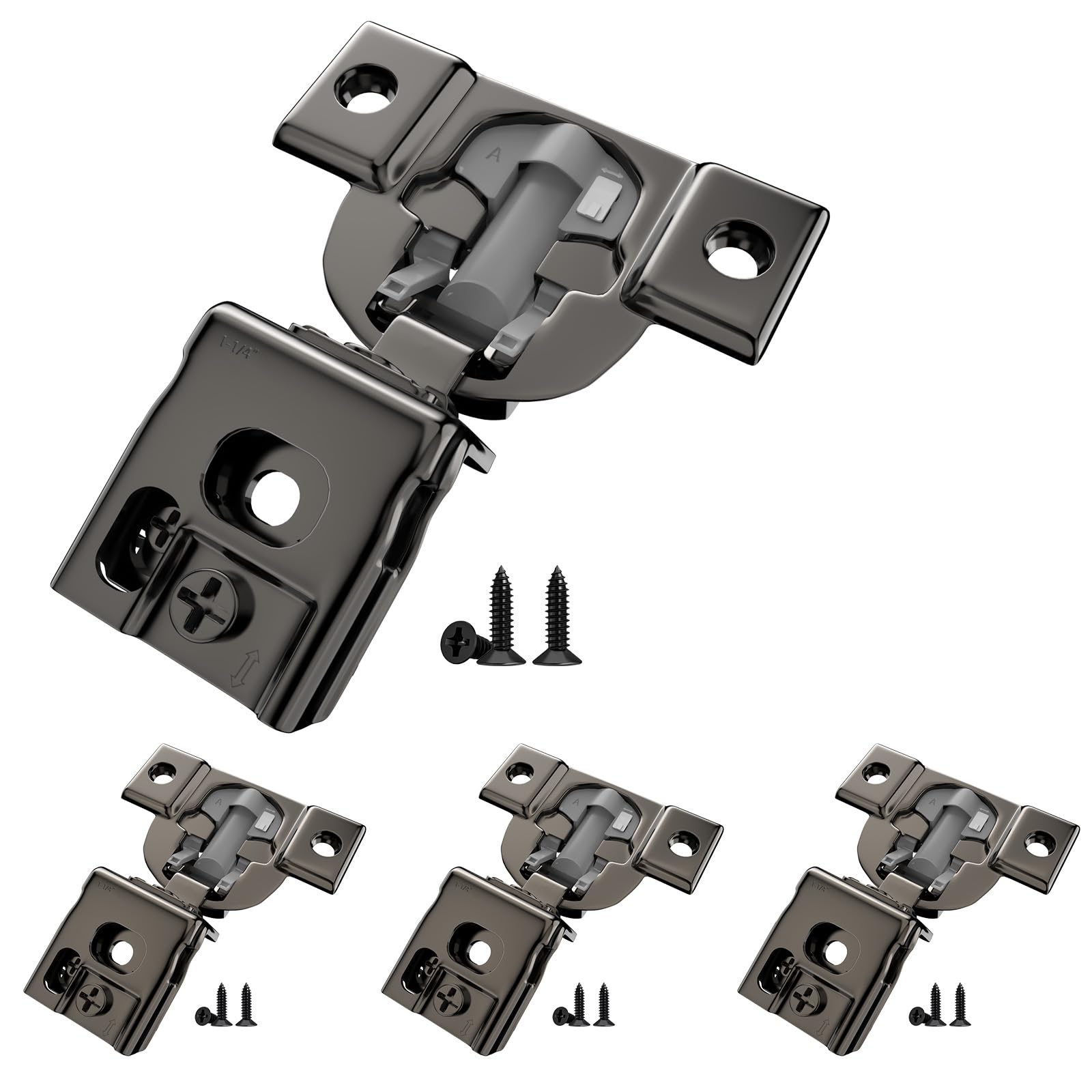 Mousike Soft Close Hinges - 40 Pack for Kitchen Cabinets -22